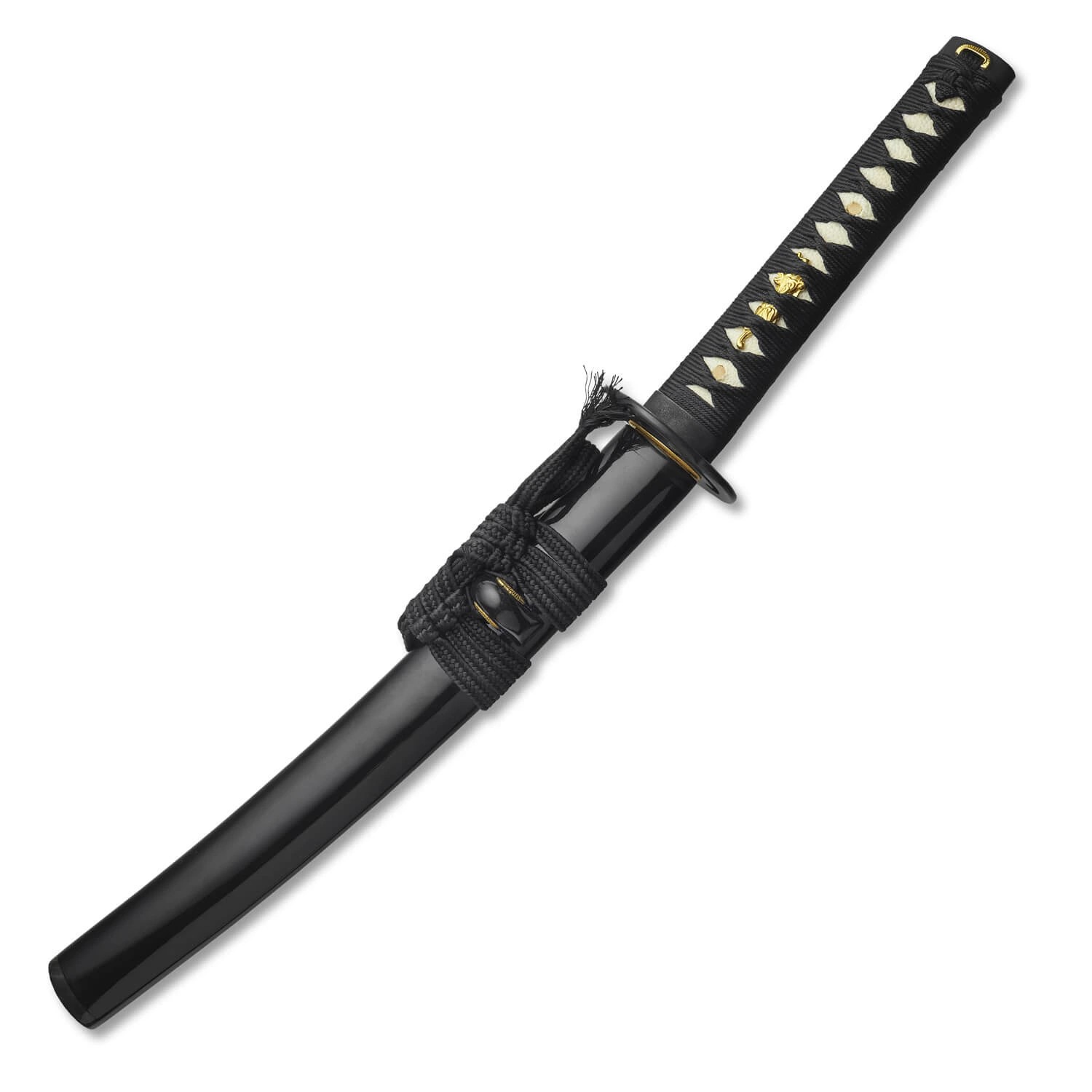 foto Kawashima Tanto Enoki Black 0,99 Shaku, uhl�kov� ocel AISI 1095, re�ln� hamon Choji